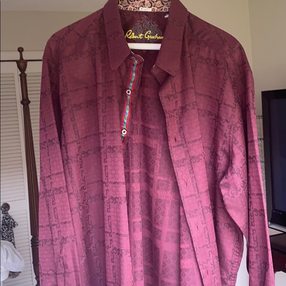 Robert Graham Red Long sleeve - Picture 1 of 4
